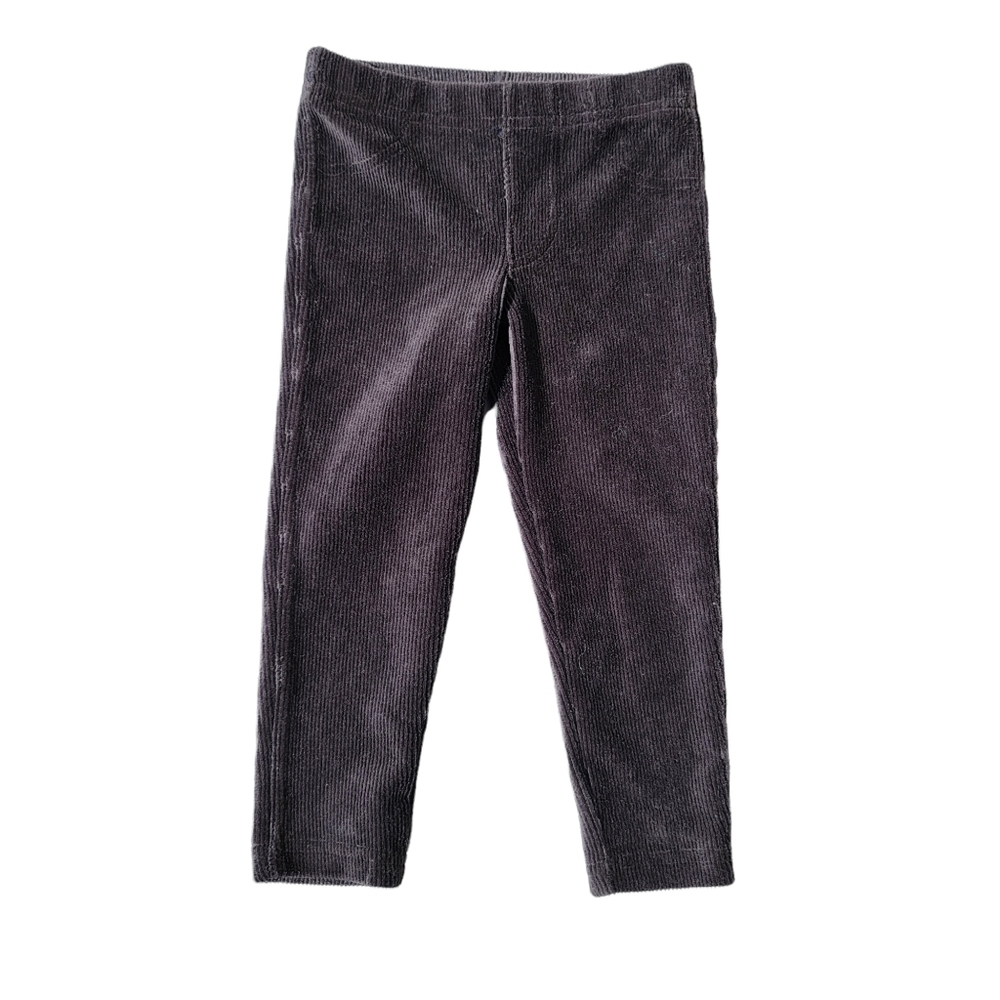 NEW Carter's Black Ribbed‎ Velvet Leggings